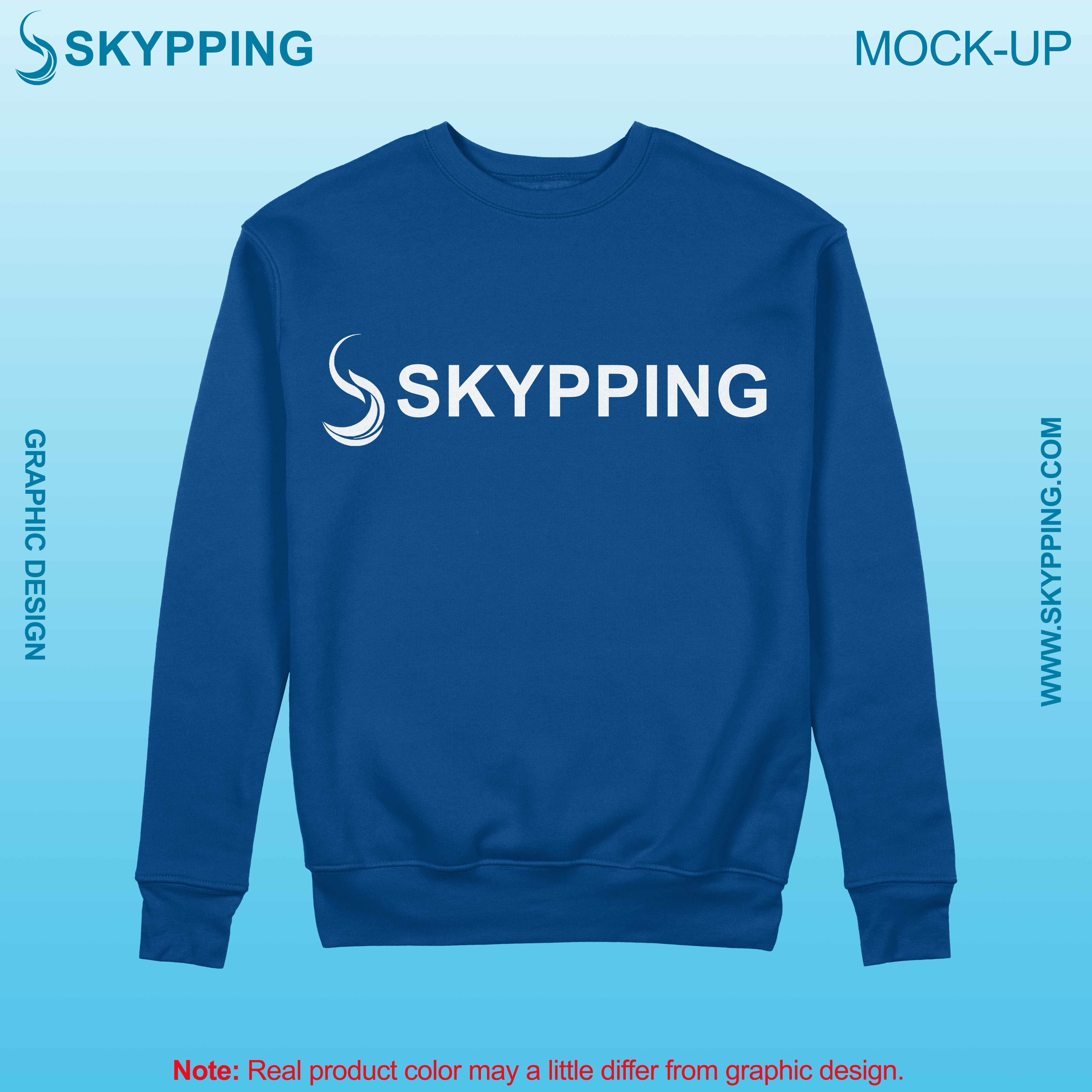 Sweatshirt with set-in style sleeve